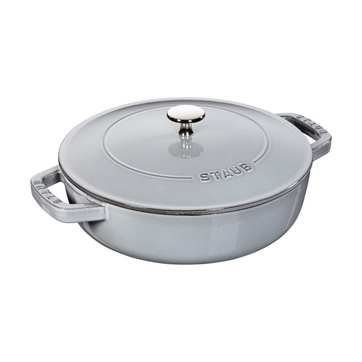 Staub Chistera głęboka patelnia żeliwna Ø24 cm - Grafitowy szary - STAUB