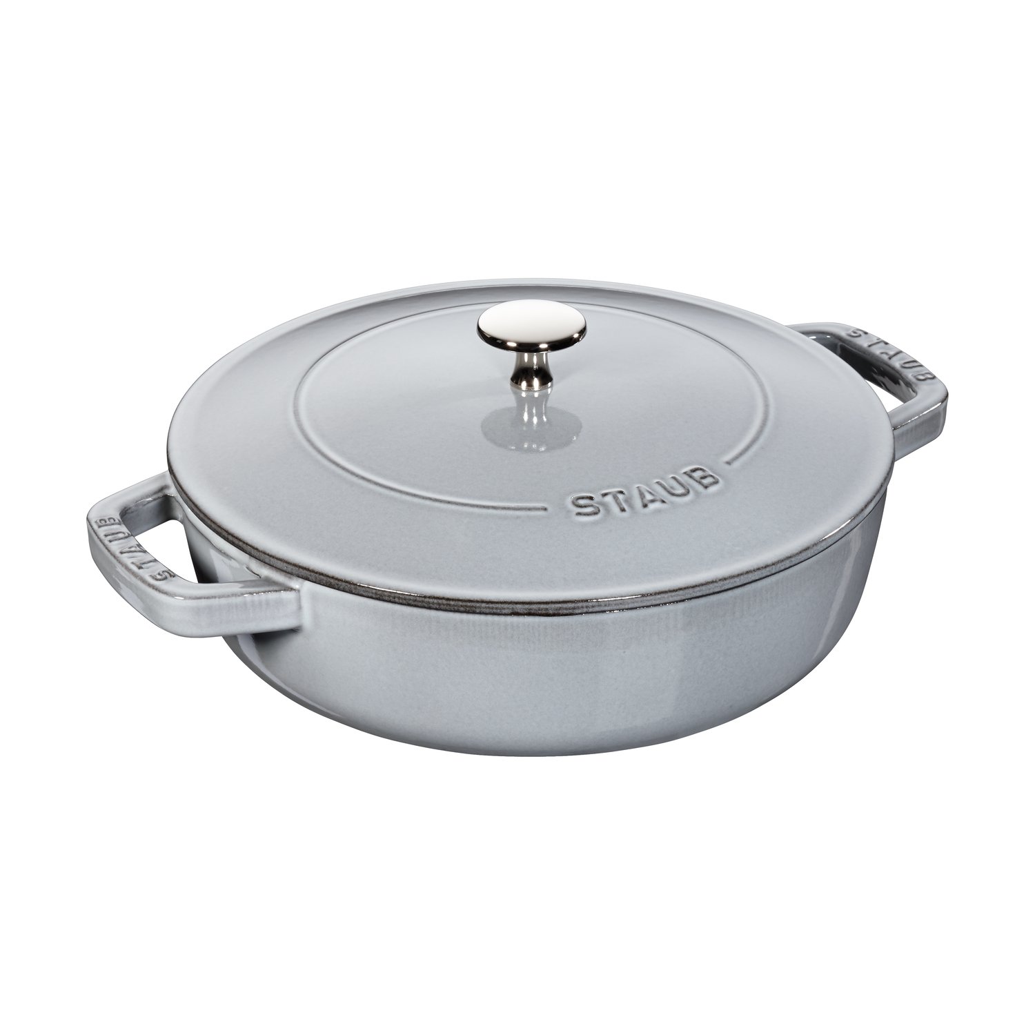 STAUB Staub Chistera głęboka patelnia żeliwna Ø24 cm Grafitowy szary