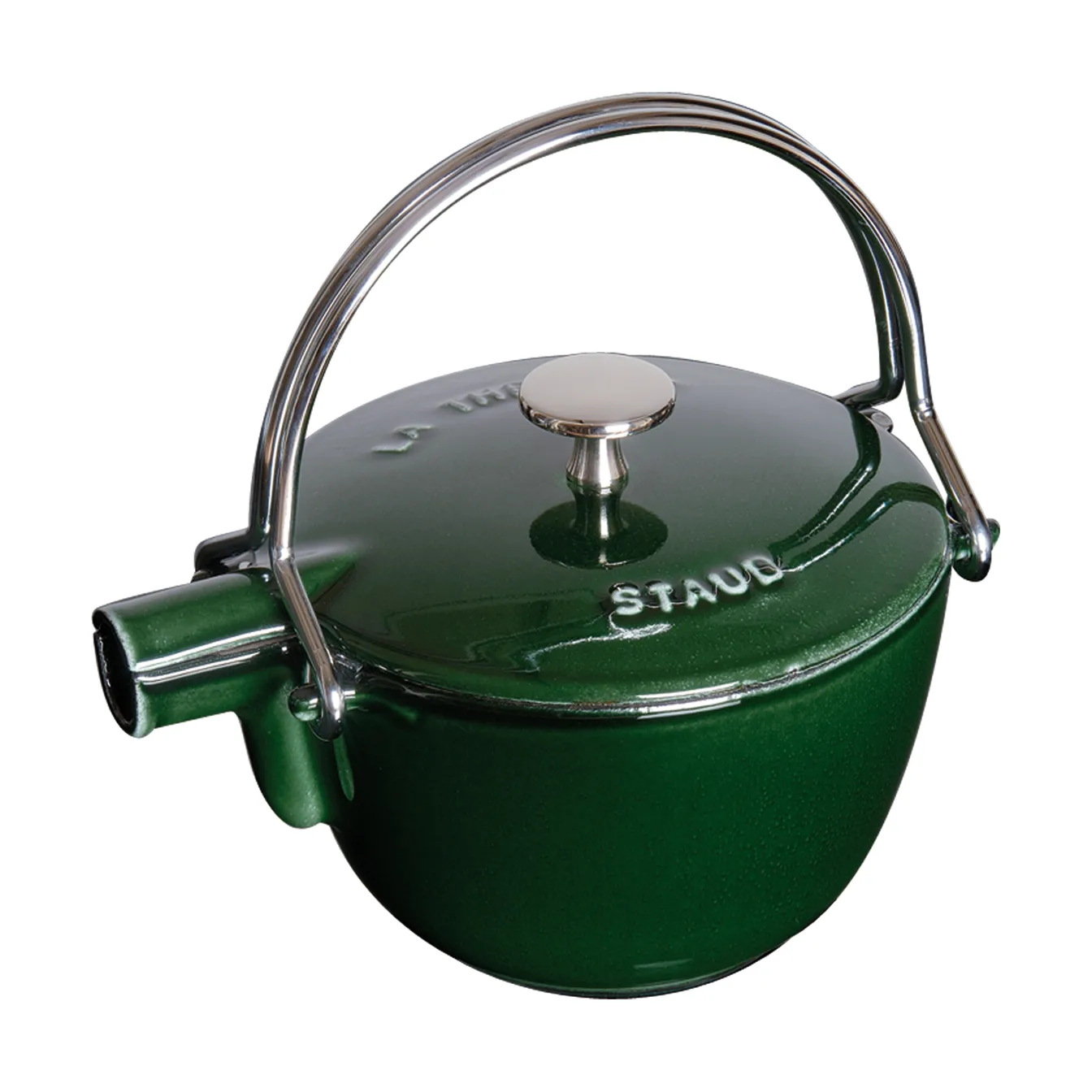 Staub czajnik żeliwny 1,15 L, okrągły, Bazyliowa zieleń STAUB