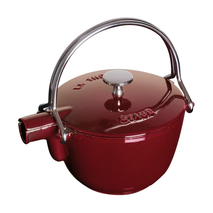 Staub czajnik żeliwny 1,15 L, okrągły - Grenadynowy czerwony - STAUB