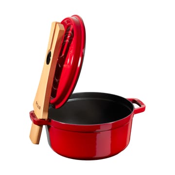 Staub drewniany uchwyt na pokrywkę - 24 cm - STAUB
