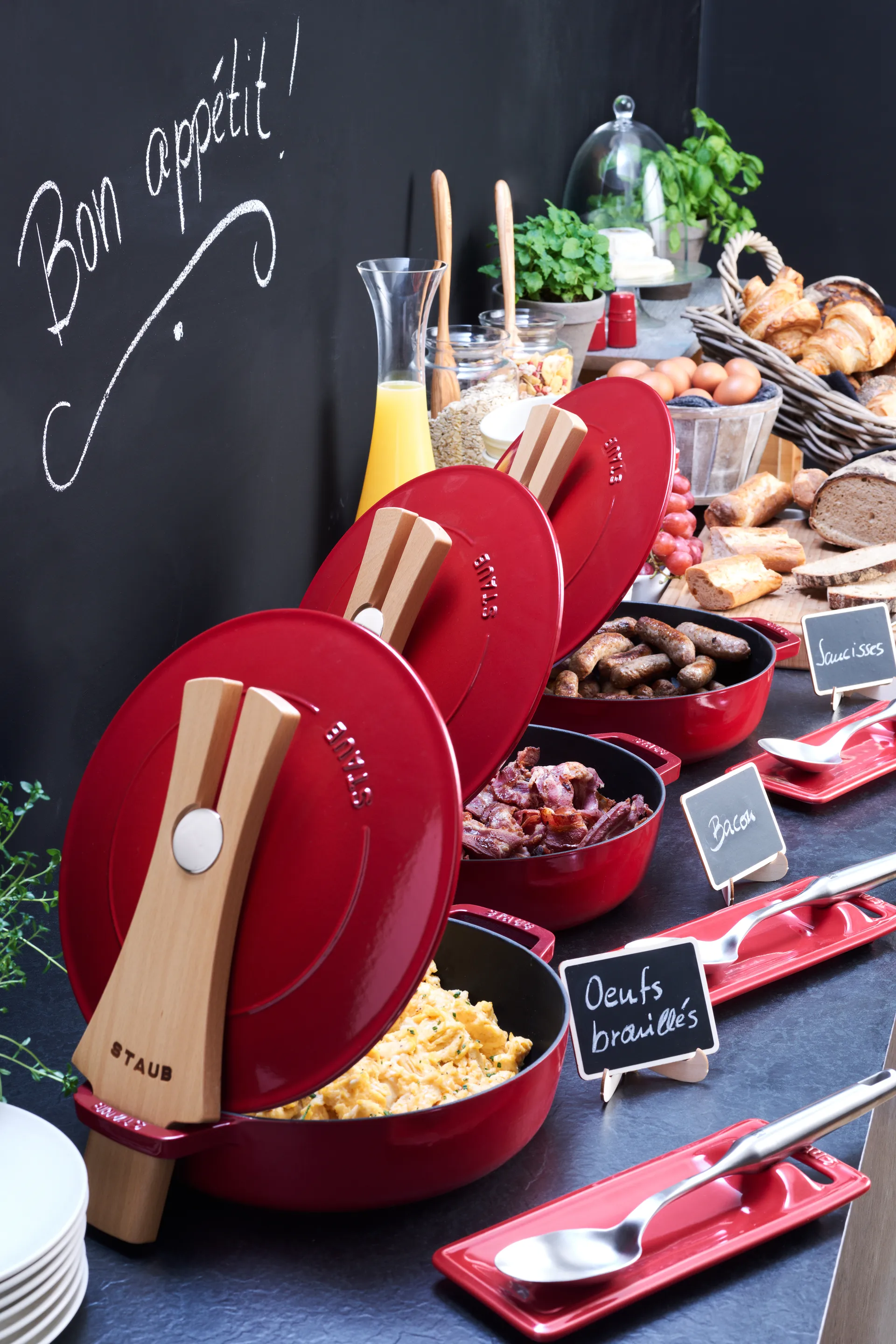 Staub drewniany uchwyt na pokrywkę, 24 cm STAUB