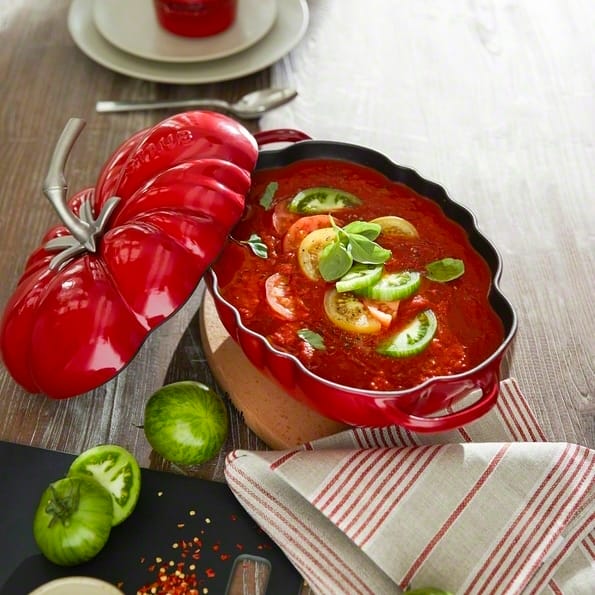 Staub garnek do pomidorów z żeliwa 2,9 l - czerwony - STAUB