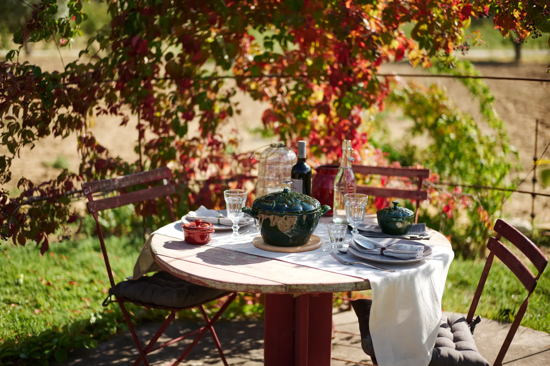 Staub garnek karczoch La Cocotte 3 L, Bazyliowa zieleń STAUB