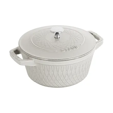Staub garnek Twister La Cocotte 4 L - White truffle - STAUB