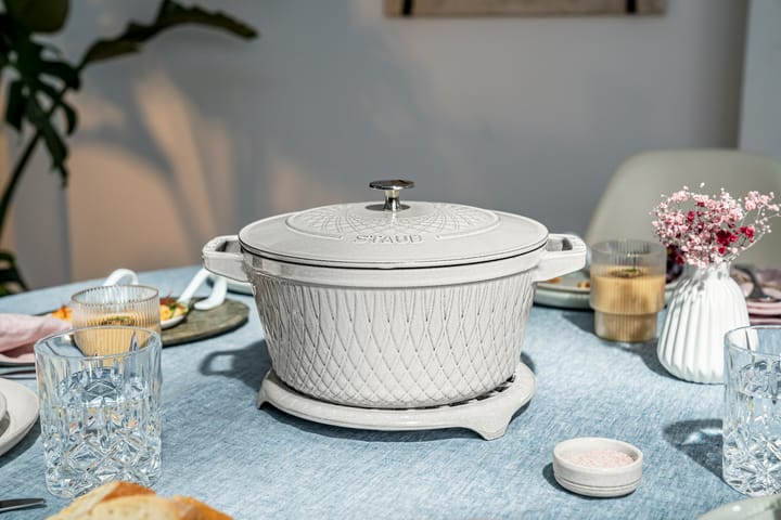 Staub garnek Twister La Cocotte 4 L, White truffle STAUB