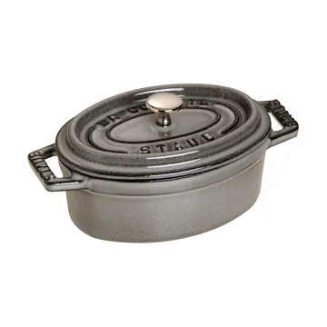 Staub mini garnek żeliwny La Cocotte 0,25 L - Grafitowy szary - STAUB