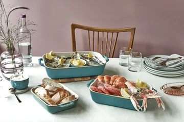 Staub naczynie żaroodporne 3 części - Antyczny turkus - STAUB