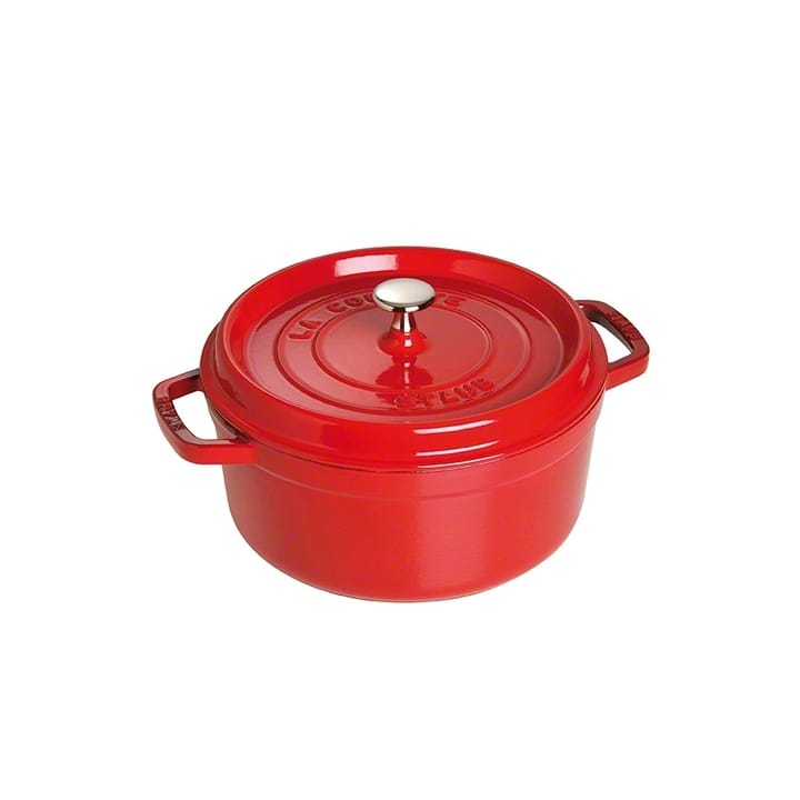 Staub okrągły garnek z żeliwa 3,8 l - czerwony - STAUB