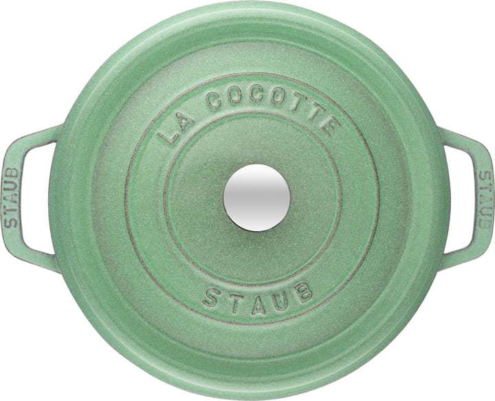 Staub okrągły garnek z żeliwa 3,8 l, Szałwia STAUB