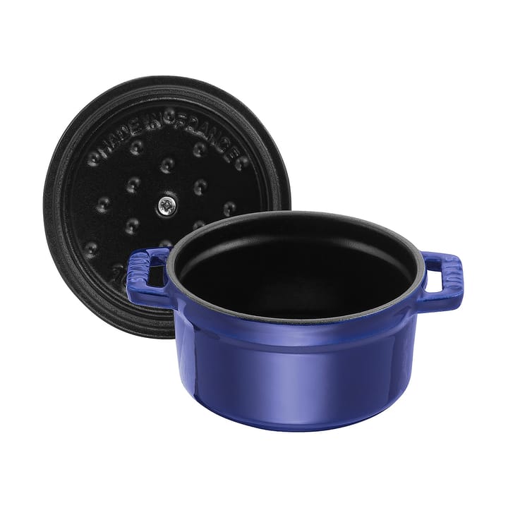 Staub okrągły garnek żeliwny La Cocotte 0,25 L, Ciemnoniebieski STAUB