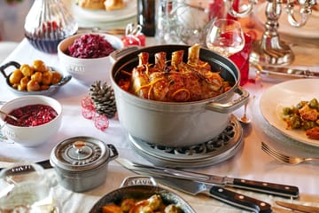 Staub okrągły garnek żeliwny La Cocotte 12,6 L - Grafitowy szary - STAUB