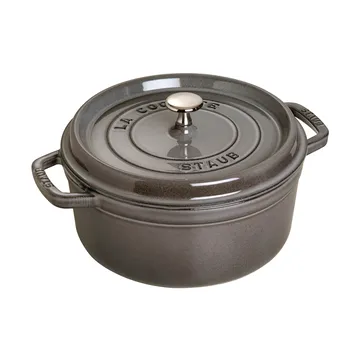 Staub okrągły garnek żeliwny La Cocotte 1,7 L - Grafitowy - STAUB