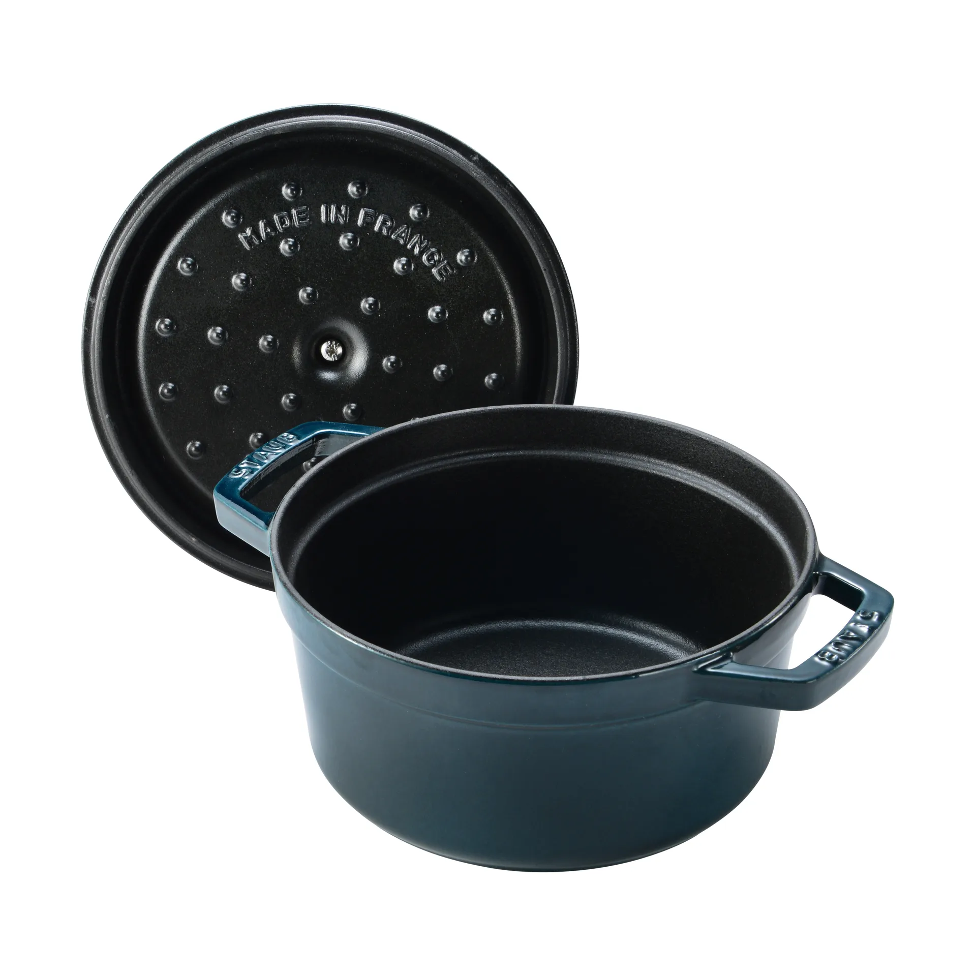Staub okrągły garnek żeliwny La Cocotte 2,2 L, La Mer STAUB