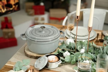 Staub okrągły garnek żeliwny La Cocotte 2,6 L - Grafitowy szary - STAUB