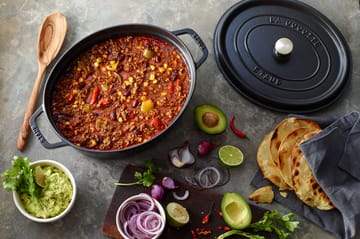 Staub owalny garnek żeliwny La Cocotte 1 L - Czarny - STAUB