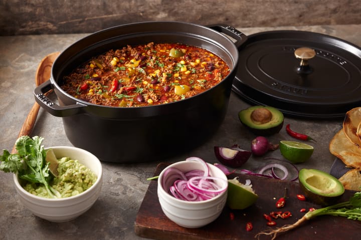 Staub owalny garnek żeliwny La Cocotte 5,5 L, Czarny STAUB