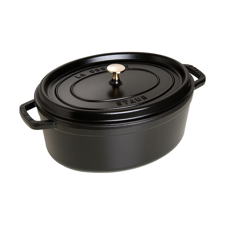 Staub owalny garnek żeliwny La Cocotte 6,7 L - Czarny - STAUB