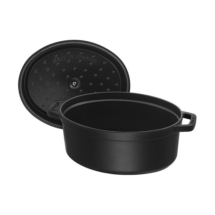 Staub owalny garnek żeliwny La Cocotte 6,7 L, Czarny STAUB