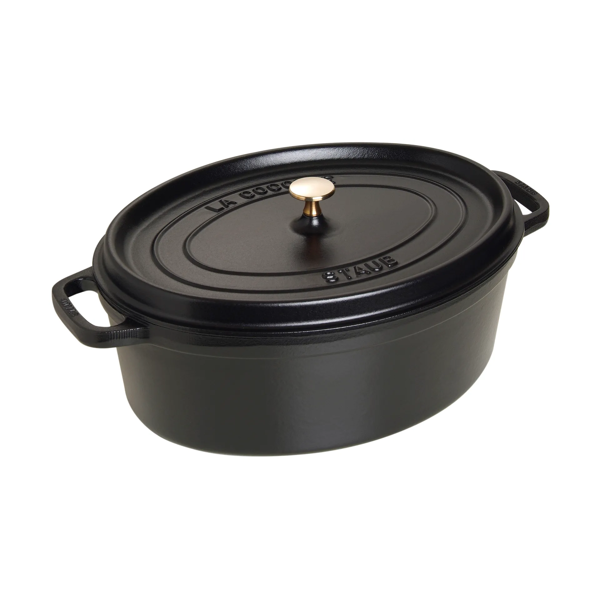 Staub owalny garnek żeliwny La Cocotte 8 L, Czarny STAUB