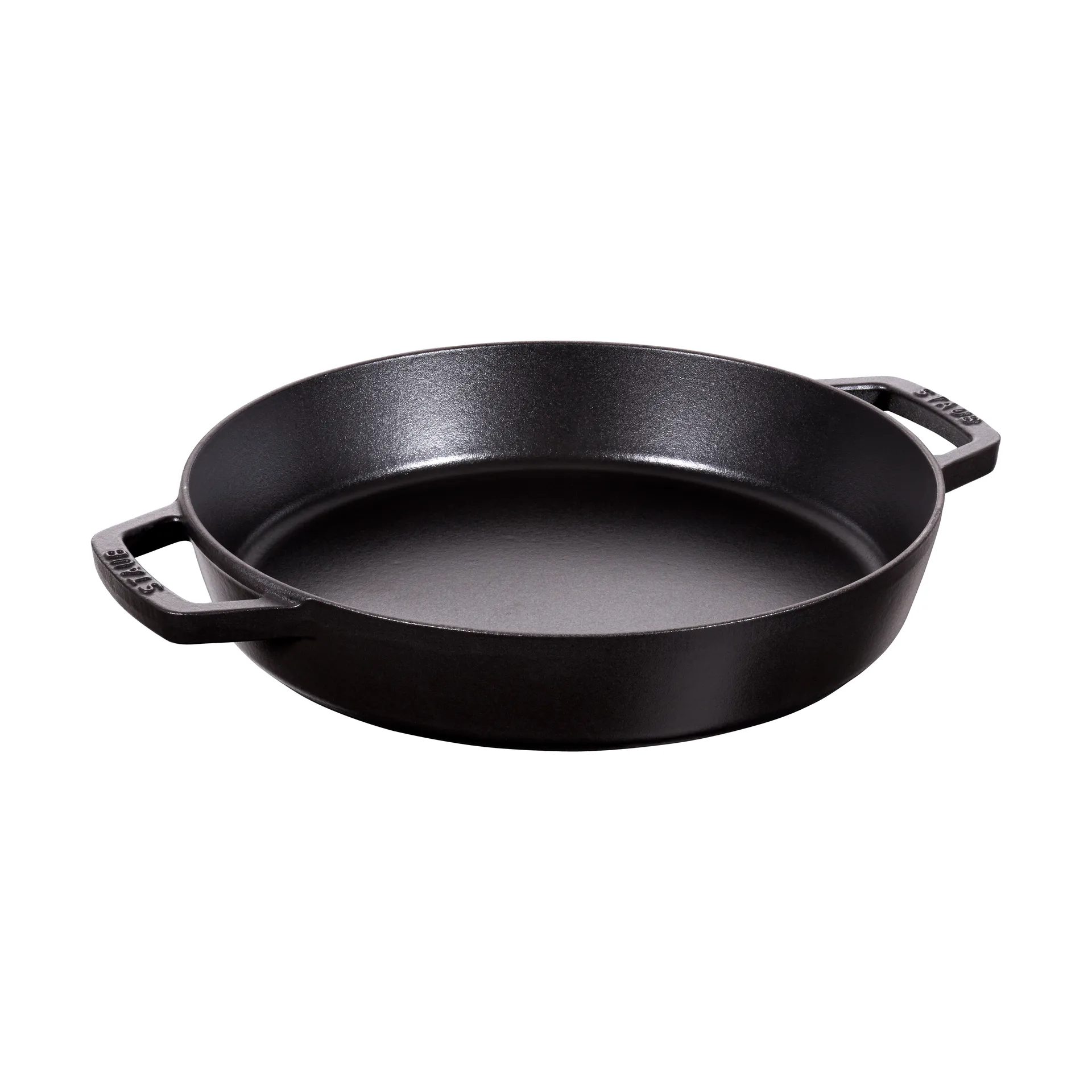 Staub patelnia żeliwna z dwoma uchwytami Ø34 cm, Czarny STAUB