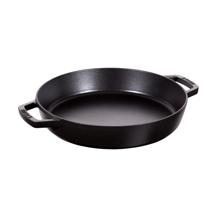 Staub patelnia żeliwna z dwoma uchwytami Ø34 cm - Czarny - STAUB