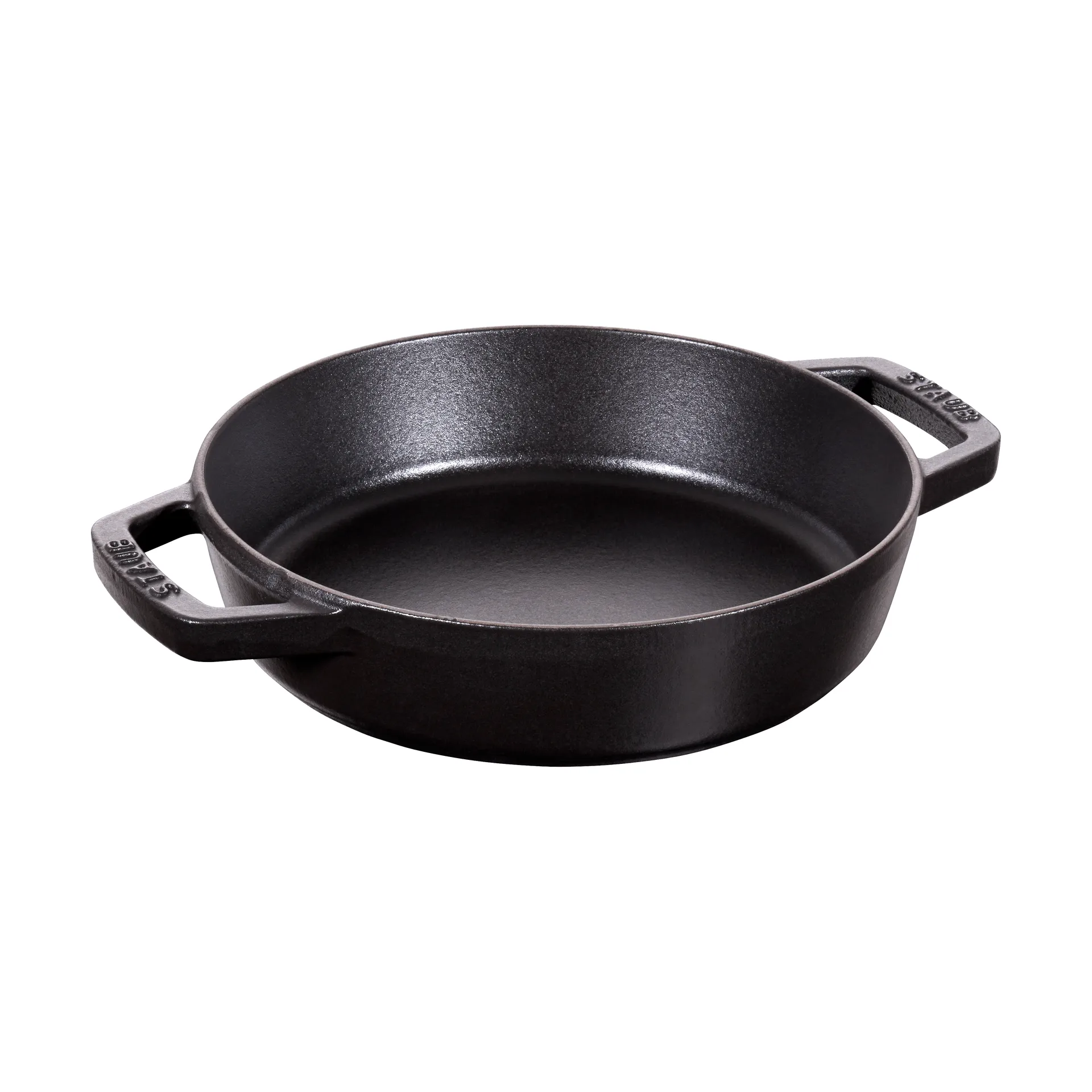 Staub patelnia żeliwna z dwoma uchwytami, czarnay, Ø20 cm STAUB