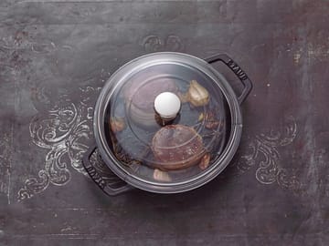 Staub patelnia żeliwna z dwoma uchwytami, czarnay - Ø20 cm - STAUB