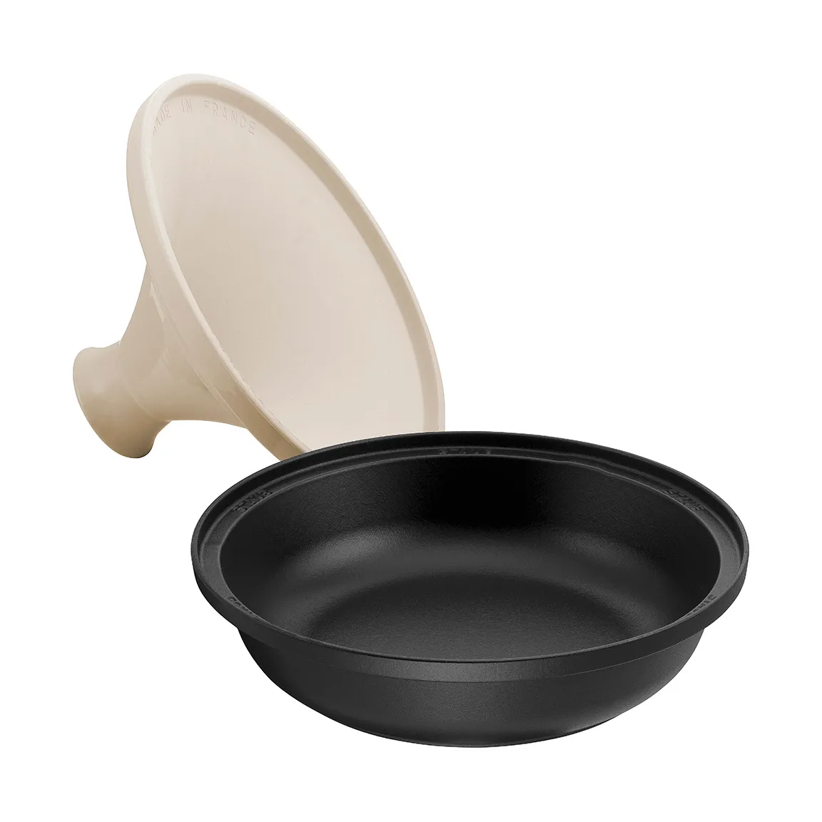 Staub Tagine z żeliwa beżowo-czarny, 20 cm STAUB