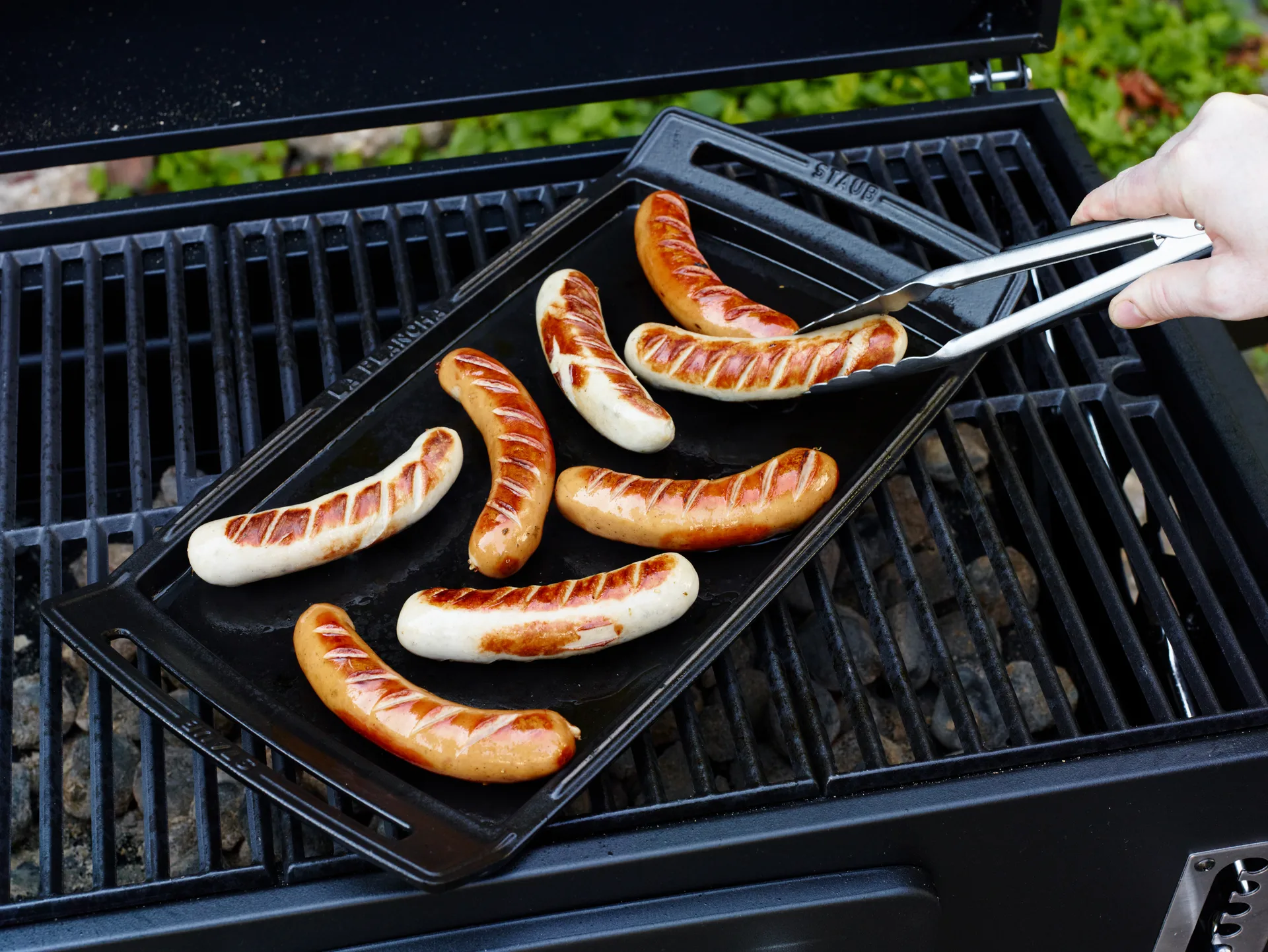 Staub Teppanyaki taca z uchwytami 38x25 cm, Czarny STAUB