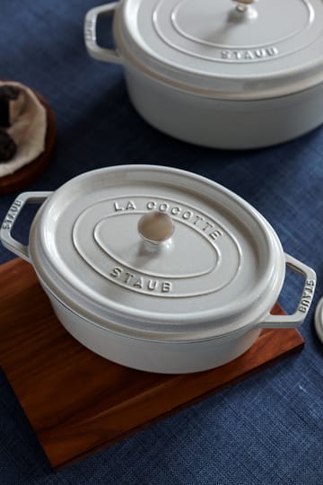 Staub White Truffle garnek owalny - 2,35 l - STAUB