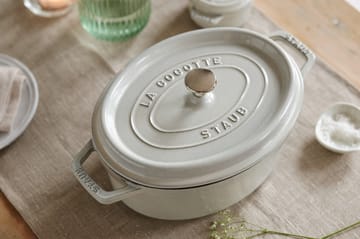 Staub White Truffle garnek owalny - 4,2 l - STAUB
