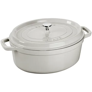 Staub White Truffle garnek owalny - 8 l - STAUB