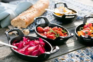 Staub żeliwna forma do zapiekania, owalne 15 cm - Czarny - STAUB