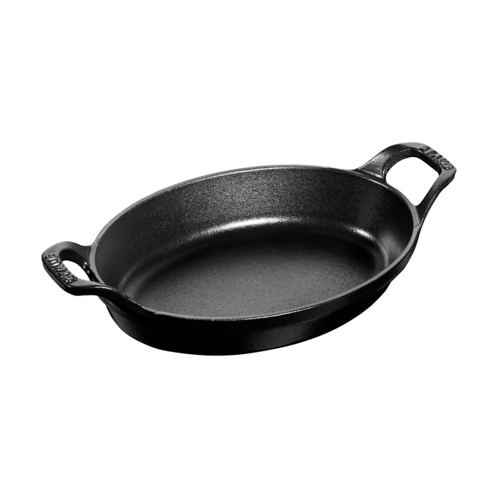 Staub żeliwna forma do zapiekania, owalne 21 cm - Czarny - STAUB