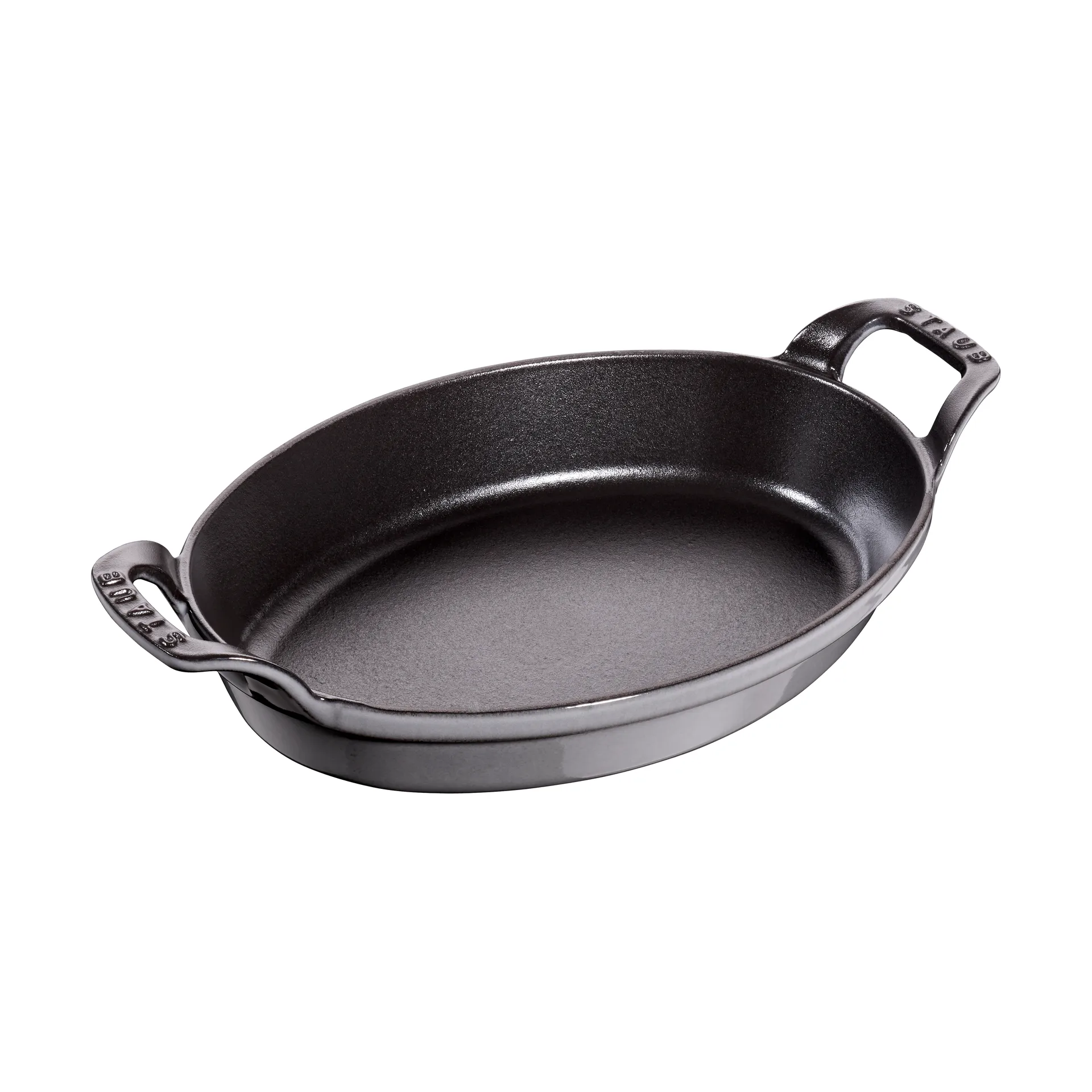 Staub żeliwna forma do zapiekania, owalne  24 cm, Grafitowy szary STAUB
