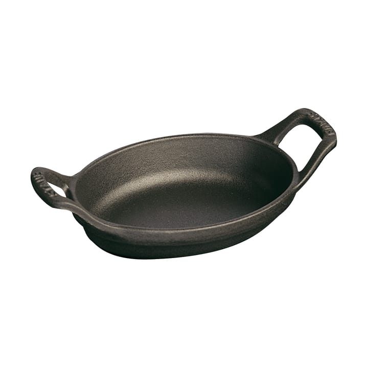 Staub żeliwna forma do zapiekania, owalne 37 cm - Czarny - STAUB