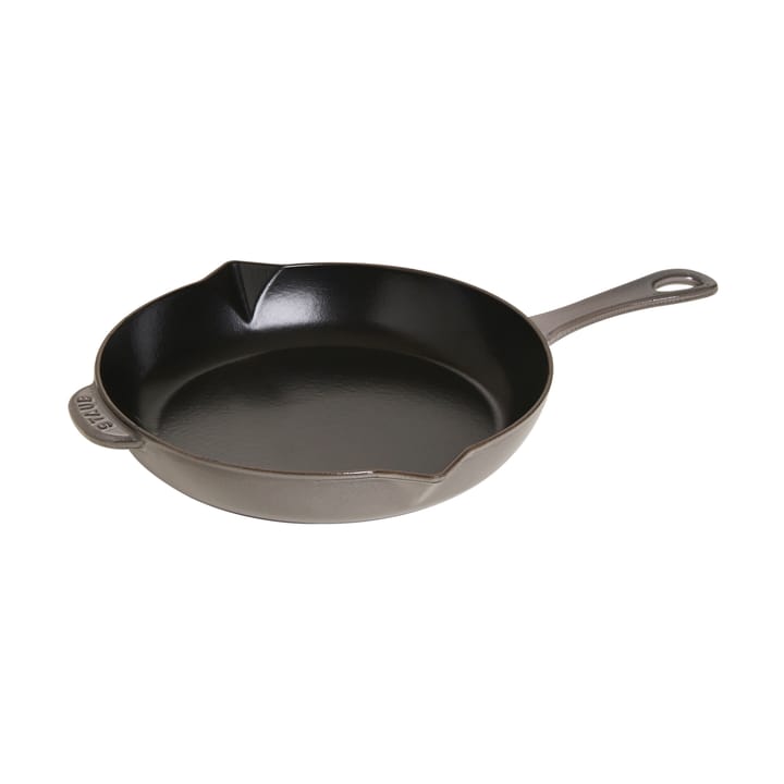 Staub żeliwna patelnia z wylewkami Ø26 cm - Grafitowy - STAUB