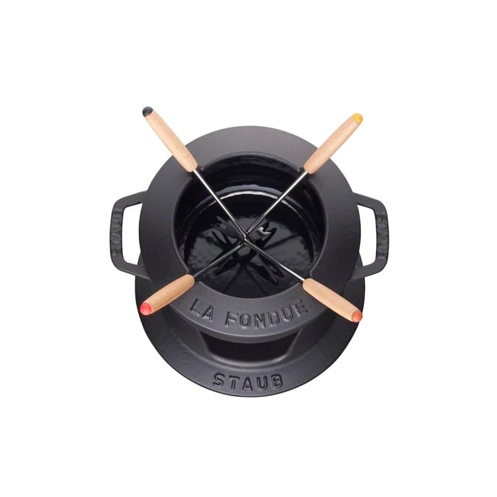 Staub zestaw do fondue 1,1 l - czarny - STAUB