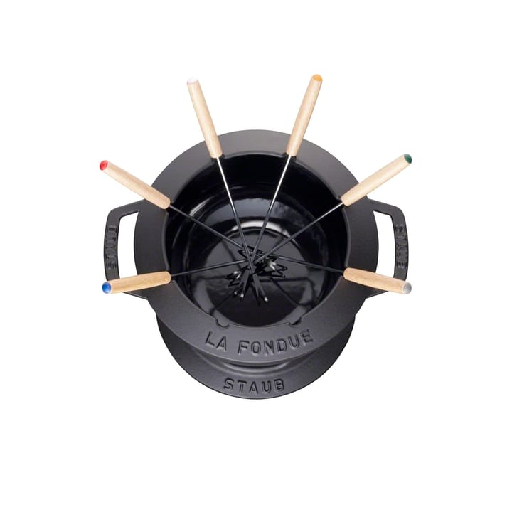 Staub zestaw do fondue 1,65 l, czarny STAUB