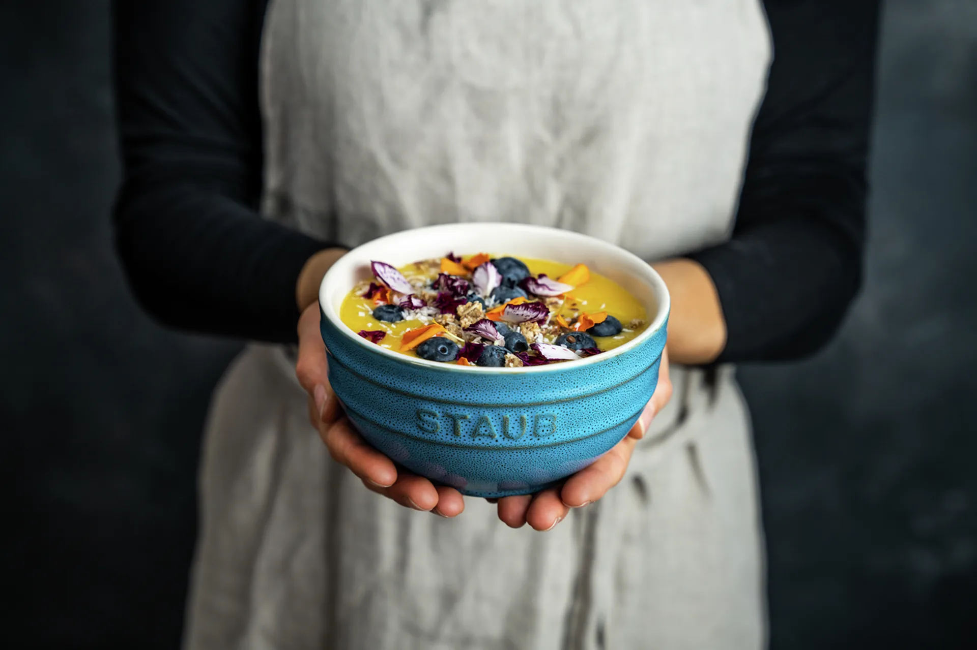 Staub zestaw misek Ø14 cm 4-pak, Antyczny turkus STAUB