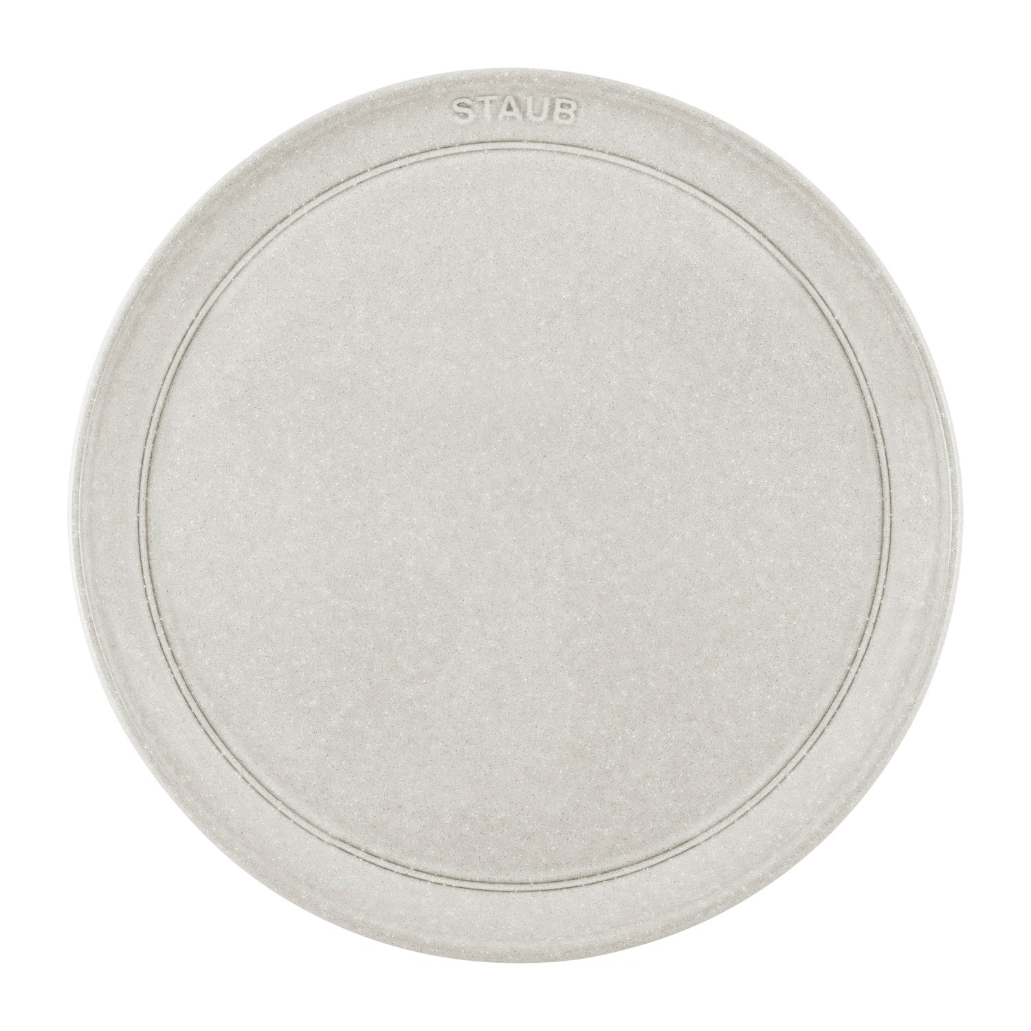 STAUB Talerz matowy Staub New White Truffle Ø26 cm | Skandynawski Design | Talerze obiadowe | Biały