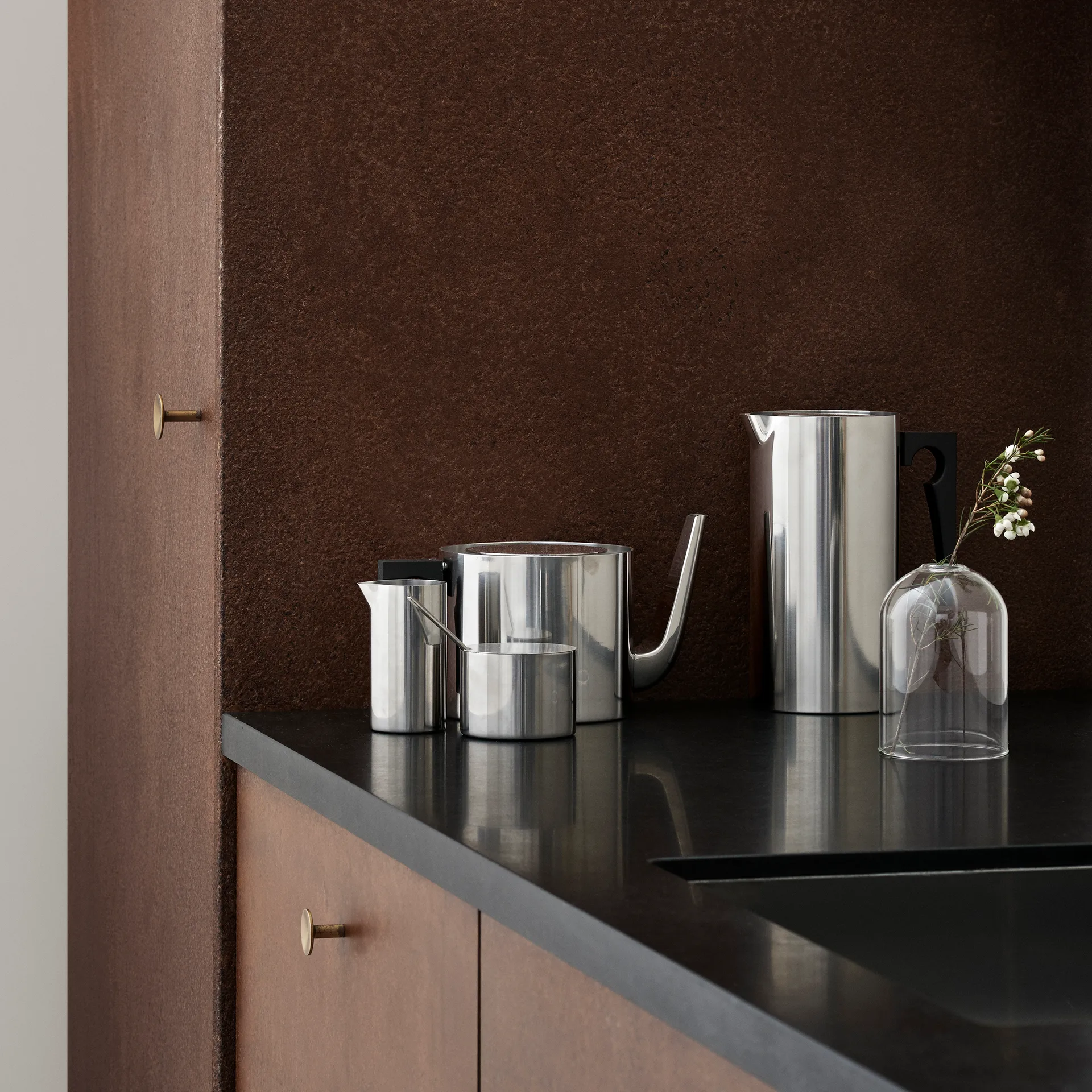AJ Cylinda-line dzbanek do śmietanki 150 ml, Nierdzewne Stelton