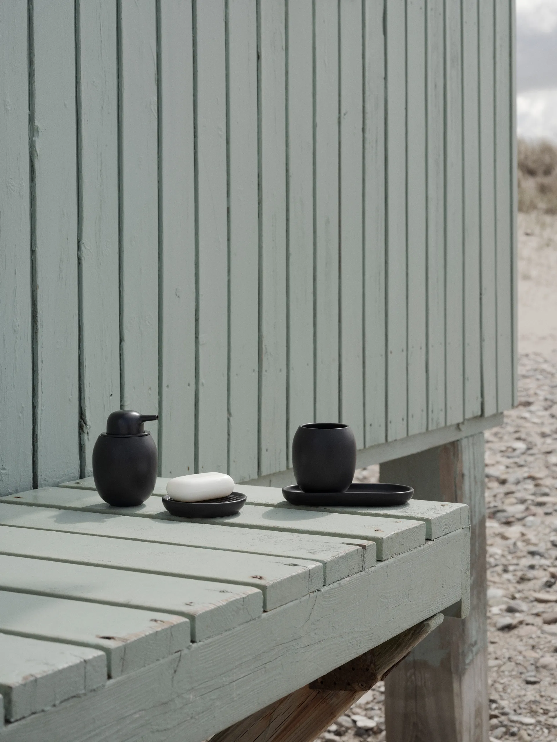 Fjord dozownik do mydła 300 ml, Black Stelton