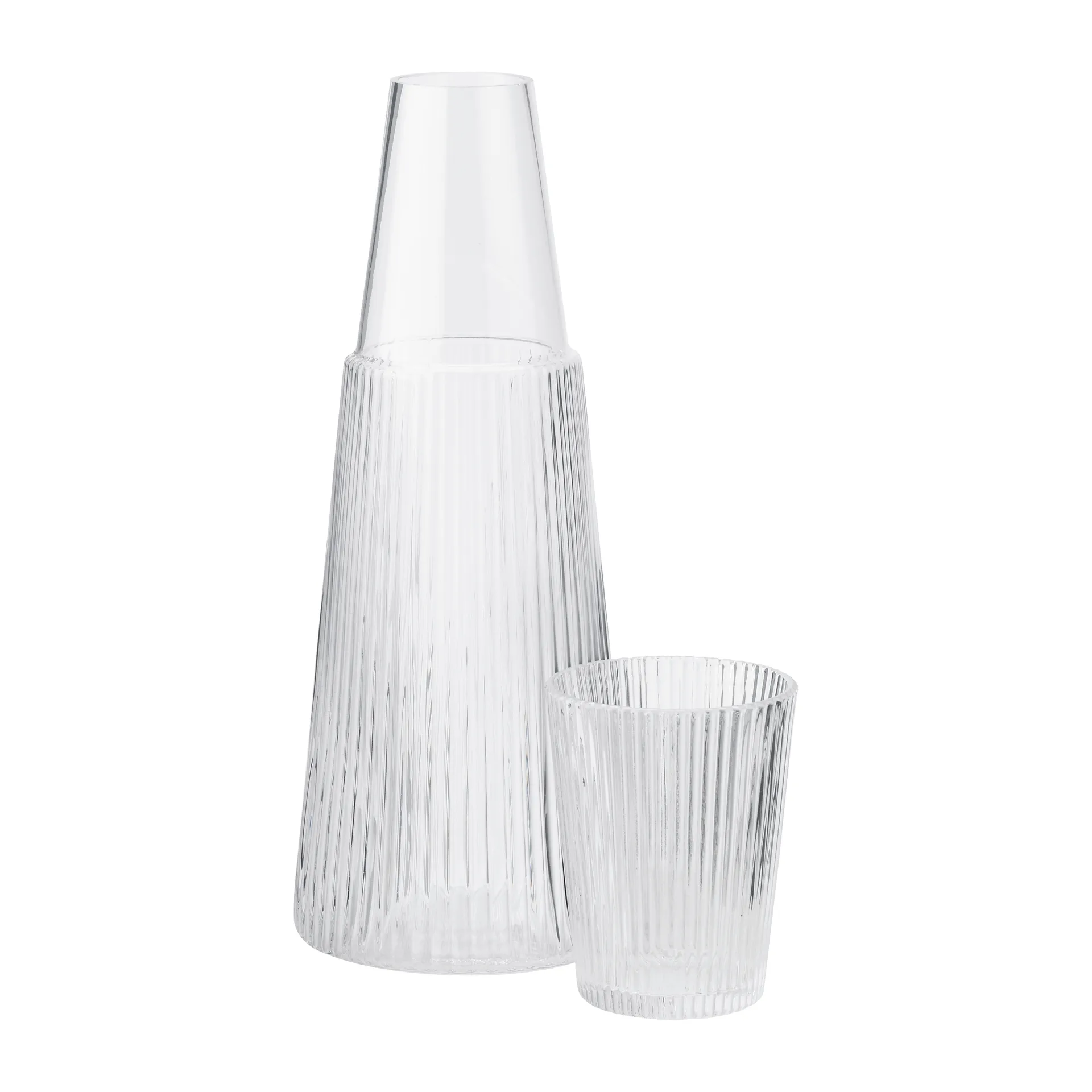 Karafka Pilastro z kieliszkiem do picia, Clear Stelton