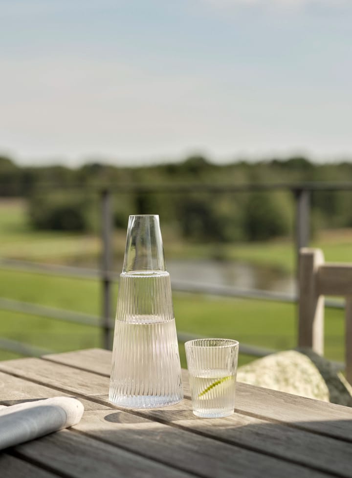 Karafka Pilastro z kieliszkiem do picia, Clear Stelton
