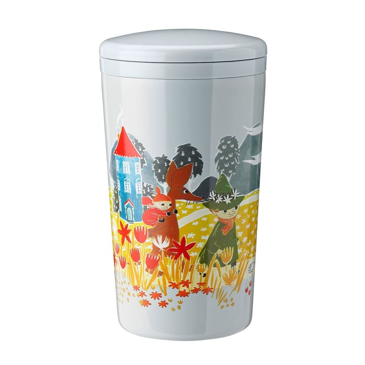 Kubek termiczny Carrie 0,4 l - Moomin sky - Stelton