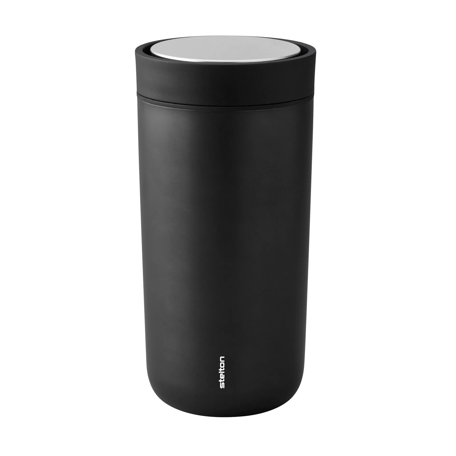 Kubek termiczny To Go Click 0,4 l, Black metallic Stelton