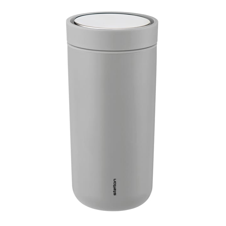 Kubek termiczny To Go Click 0,4 l - Mat light grey - Stelton