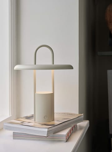 Lampa LED Pier przenośna 25 cm - Piaskowy - Stelton